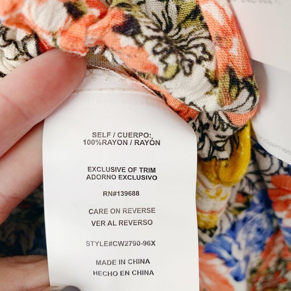 Coco + Jaimeson Boho Crop Top Blouse - Picture 5 of 8